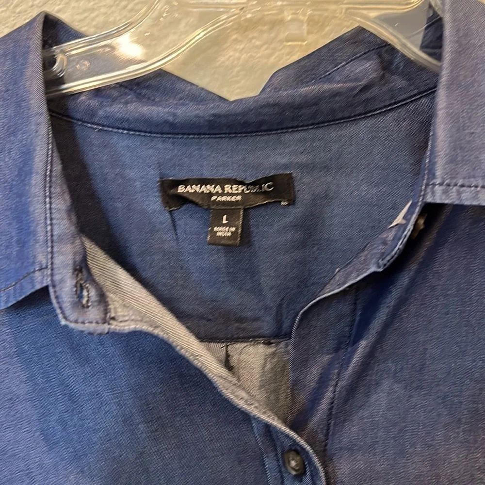 Banana Republic Parker Blue button down Oversized Shirt (read description)